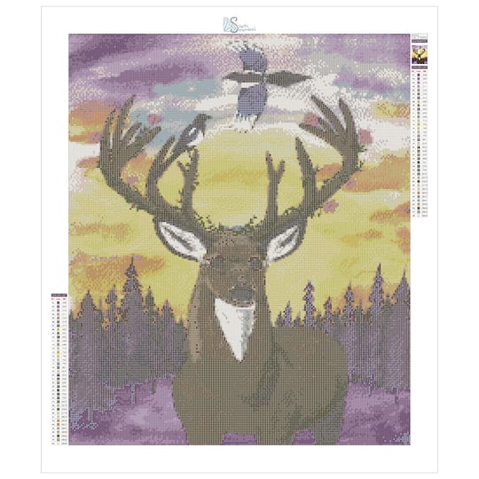 Sparkly Selections Majestic Deer - Local Utah Artist Rachel H. Diamond Painting Kit